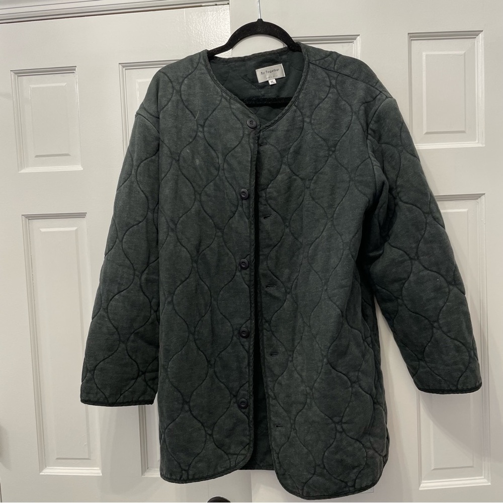 By Together Quilted Black Jacket